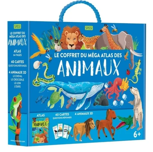Mega Atlas de Animales - Sassi Junior