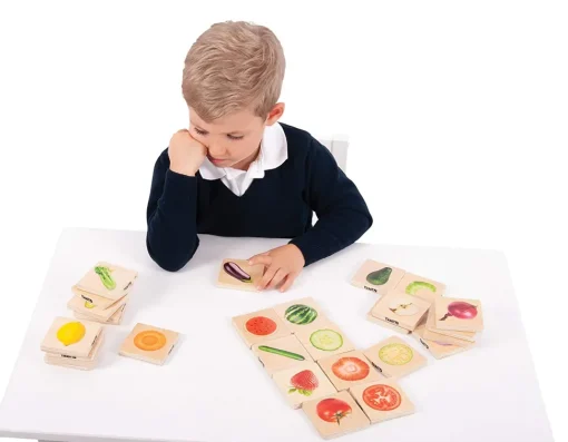 Memo de frutas y verduras Mix & Match - TickiT