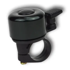 Mini timbre de bicicleta negro - Kiddimoto