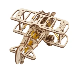Mini-Biplano modelo mecánico - Ugears