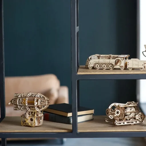 Mini-Dirigible Steampunk modelo mecánico - Ugears