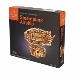 Mini-Dirigible Steampunk modelo mecánico - Ugears