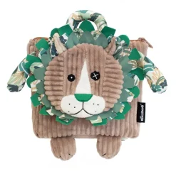 Mochila de terciopelo Jelekros el león - Les Déglingos
