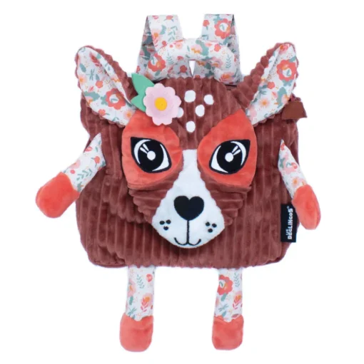 Mochila de terciopelo Mélimélos la biche - Les Déglingos