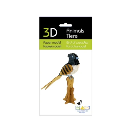 Modelo 3D de papel Ave del Paraiso - Fridolin