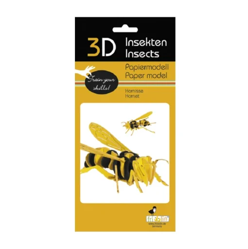 Modelo 3D de papel Avispón - Fridolin