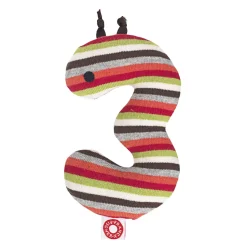 Número 3, juguete de tela - Franck & Fischer