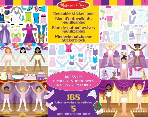Pegatinas reutilizables - Vestirse - Melissa & Doug