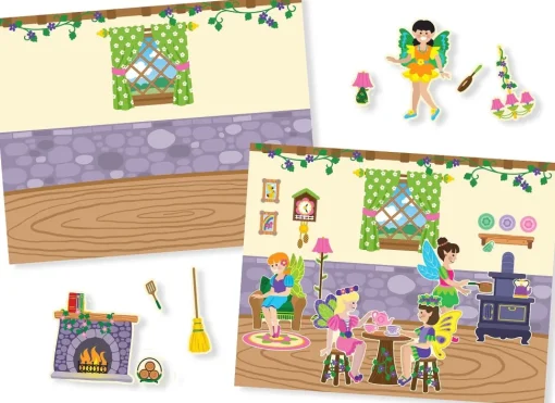 Pegatinas reutilizables - Hadas - Melissa & Doug