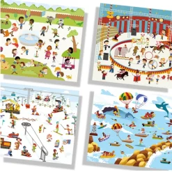Pegatinas reutilizables Fun Life - Mideer