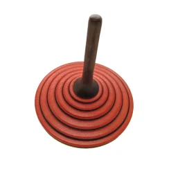 Peonza de madera Tukan rojo verde claro 75 mm - Mader
