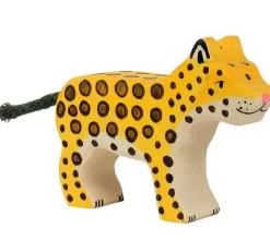 Pequeña figura de leopardo - Holztiger