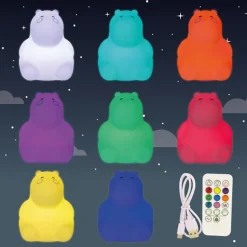 Pequeña lámpara de noche Hipopótamo - Ulysse