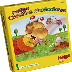 Pequeñas orugas multicolores - Haba