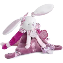Pinza para chupete de peluche Cerise le lapin - Doudou et Compagnie