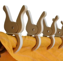 4 pinzas grandes de madera - Speelbelovend