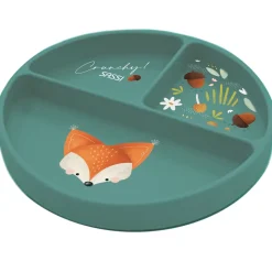 Plato de silicona Crunchy el zorro - Sassi Junior