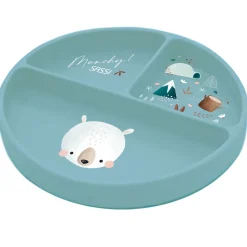 Plato de silicona Munchy el oso - Sassi Junior