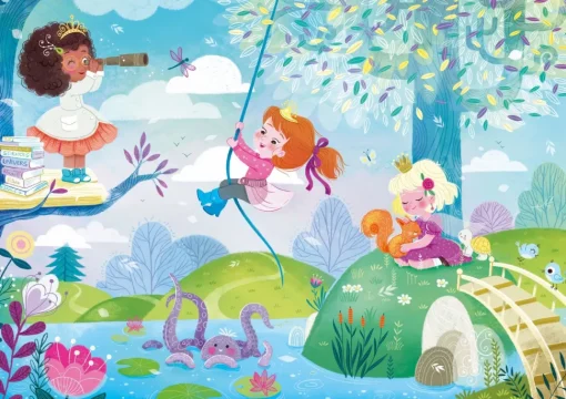 Princesa moderna de Kabuki - Puzzle Michèle Wilson