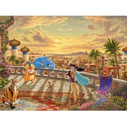 Puzzle Aladdin y Jasmine bailan 1000 pzs - Schmidt Spiele