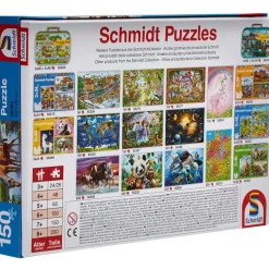 Puzzle Caballos en el arroyo 150 pzs - Schmidt Spiele