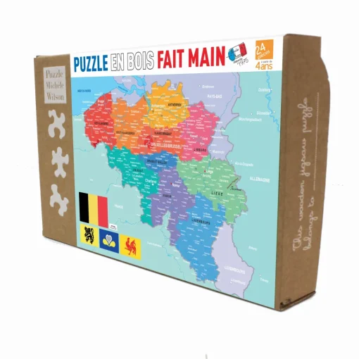 Puzzle Mapa de Bélgica - Puzzle Michèle Wilson