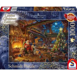 Puzzle Papá Noel y sus duendes 1000 pzs - Schmidt Spiele