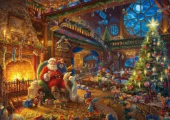 Puzzle Papá Noel y sus duendes 1000 pzs - Schmidt Spiele