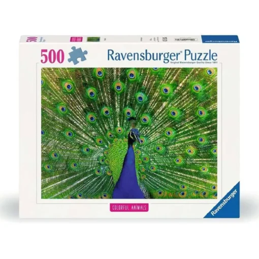 Puzzle Pavo real 500 pzs - Ravensburger