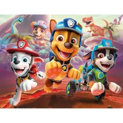 Puzzle Paw Patrol y dinosaurios 60 piezas - Nathan