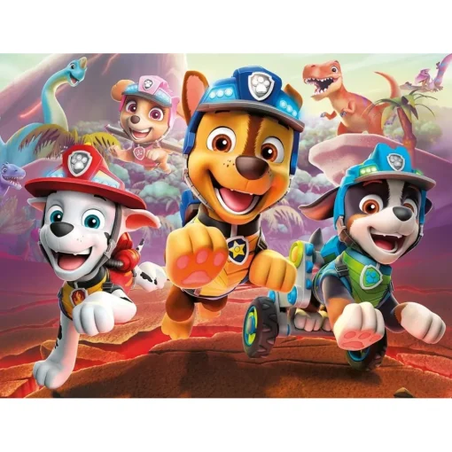 Puzzle Paw Patrol y dinosaurios 60 piezas - Nathan