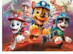 Puzzle Paw Patrol y dinosaurios 60 piezas - Nathan