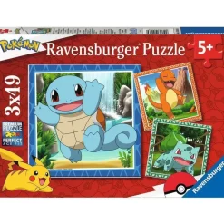 Puzzle Pokemon 3x49 pcs - Ravensburger