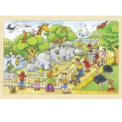 Puzzle Visita al zoo - Goki