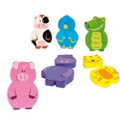 6 Puzzles magnéticos de animales - Goula