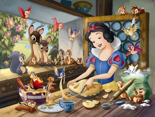 Rompecabezas Blanche neige 60 piezas - Nathan
