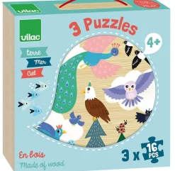 3 rompecabezas Earth Sea Sky - Vilac
