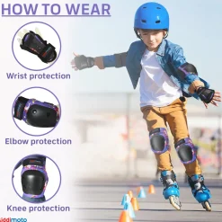 Set de protección infantil Unicornio M - Kiddimoto