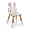 Silla infantil de madera Conejo de 30 x 30 x 47,5 cm - Tender Leaf Toys