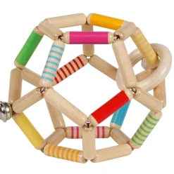 Sonajero bola flexible rayas - Goki