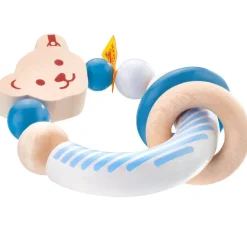 Sonajero de madera oso Steiff azul - Selecta