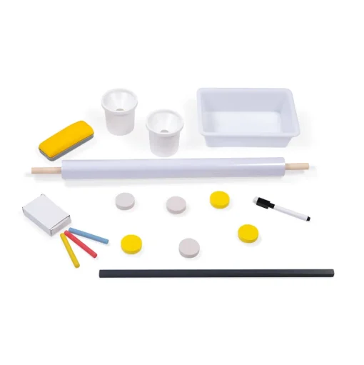 Tablero ajustable gris y amarillo - Janod