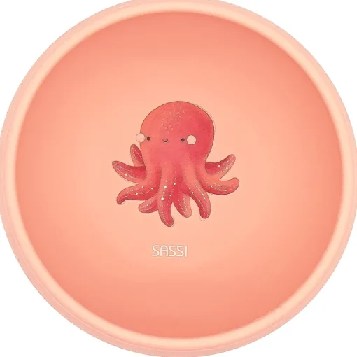 Tazón de silicona Slurpy el pulpo - Sassi Junior