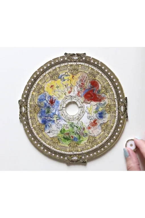 Techo de la Ópera de París de Chagall - Puzzle Michèle Wilson