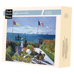 Terraza de la Sainte Adresse de Monet - Puzzle Michèle Wilson
