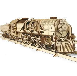 Tren a vapor V-Express modelo mecánico - Ugears