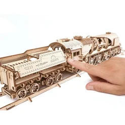 Tren a vapor V-Express modelo mecánico - Ugears