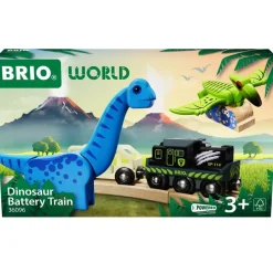 Tren de dinosaurios que funciona con baterías - Brio