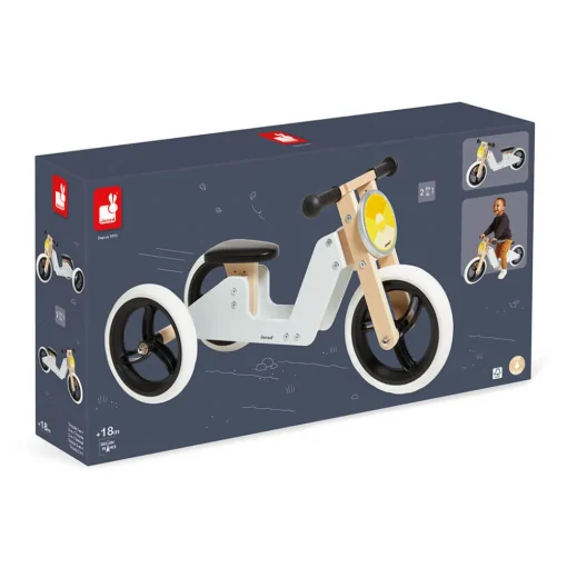 Triciclo de madera 2 en 1 - Janod