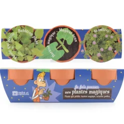 Trío de plantas mágicas - Radis et Capucine